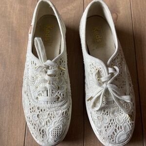 Keds Women's White Lace Sneakers
